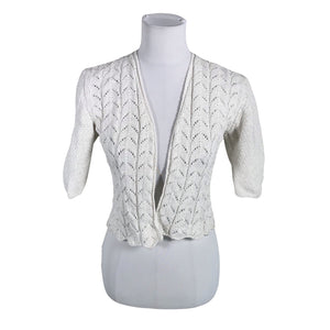 Unisex Handmade - Kardigan, suurus 38 - Valge (1)