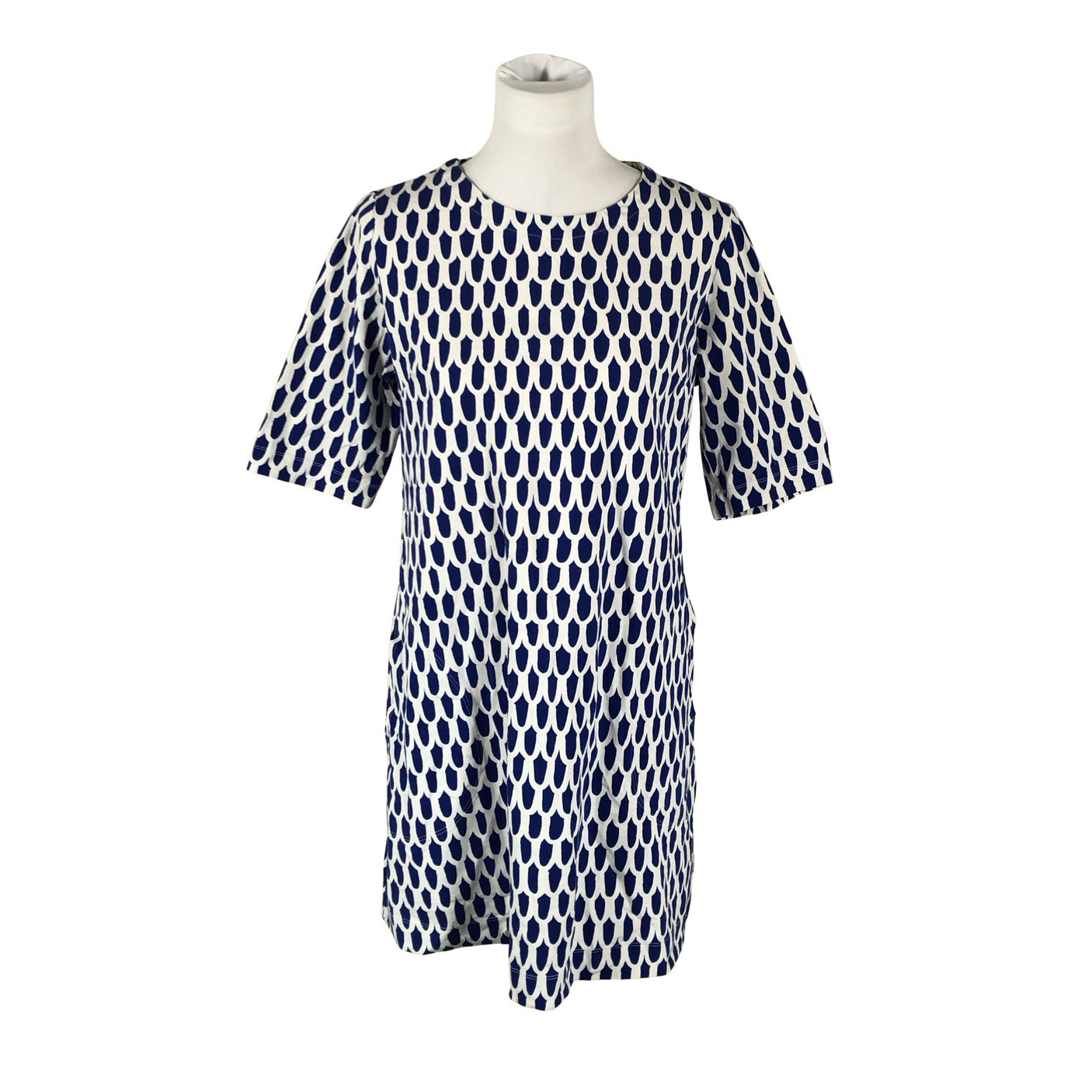 Unisex Marimekko - Trikotaažist kleit, suurus 40 - Sinine (1)
