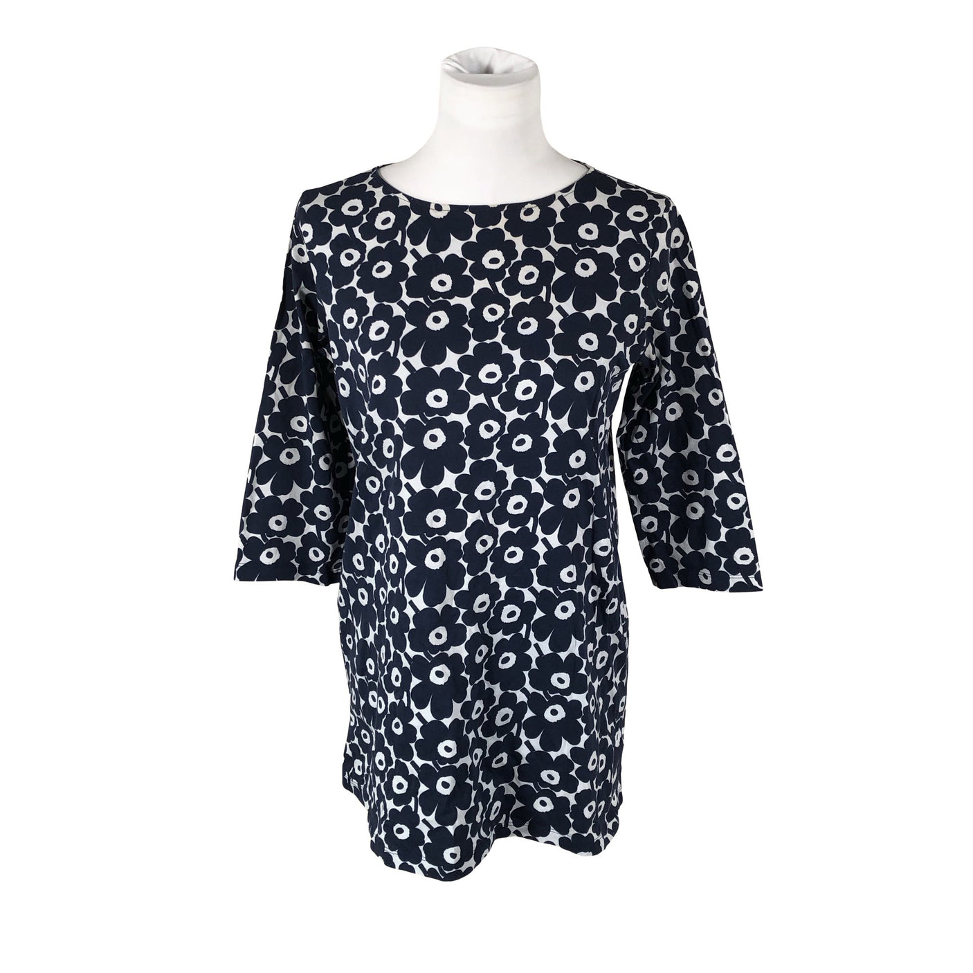 Unisex Marimekko - Trikotaažist tuunika, suurus 38 - Sinine (1)