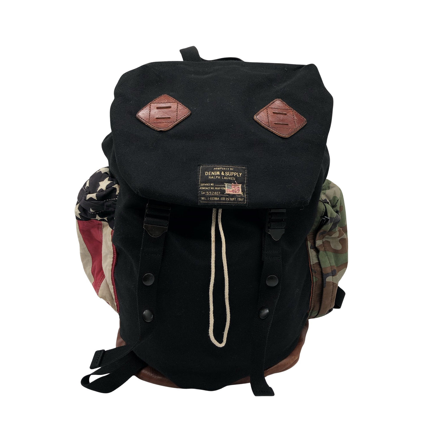 Unisex Denim & Supply Ralph Lauren - Seljakott, suurus 36 - Must (1)