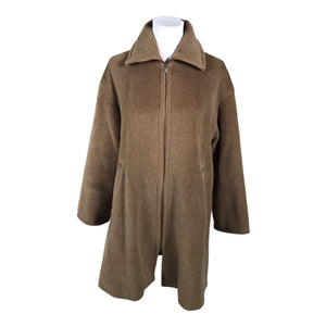 Unisex Ritva Falla - Villane mantel, suurus 34 - Beige (1)