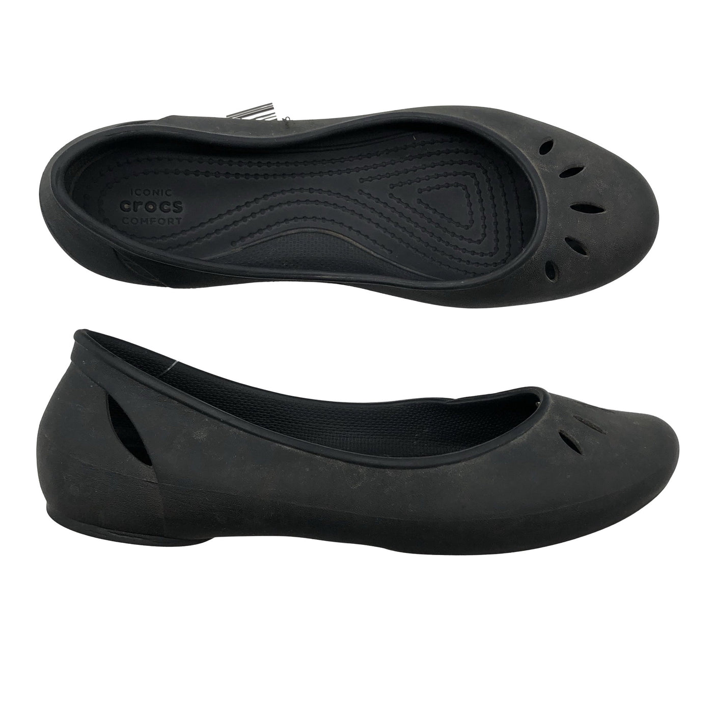 Unisex Crocs - Baleriinad, suurus 37 - Must (1)
