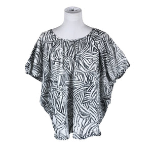 Unisex Nümph - Lühikeste käistega pluus, suurus 36 - Valge (1)