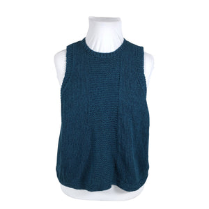 Unisex Handmade - Kootud vest, suurus 62 - Sinine (1)