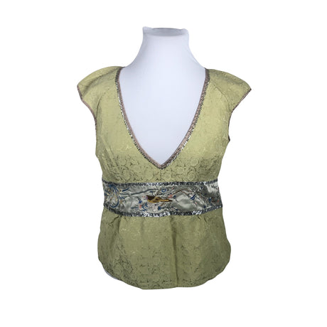 Unisex Noa Noa - Lühikeste käistega pluus, suurus 44 - Roheline ()
