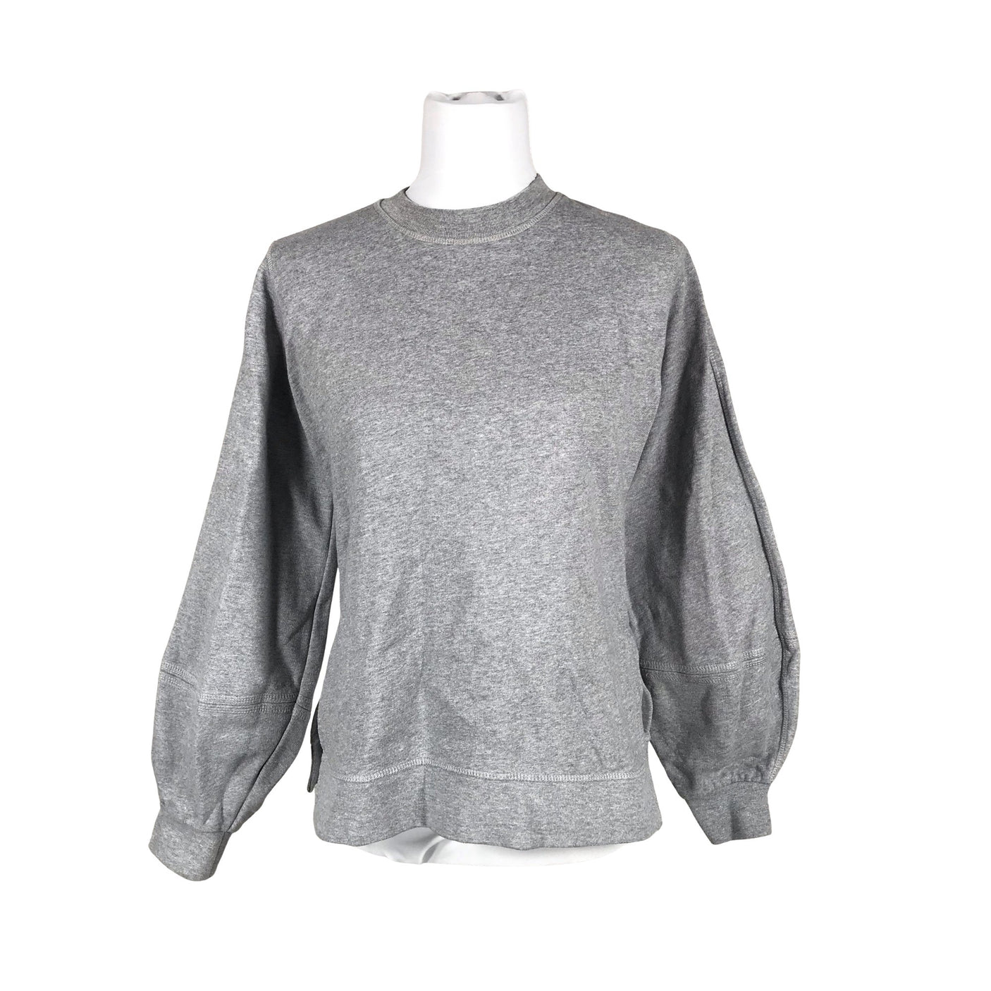 Unisex Ganni - Dressikangast pluus, suurus 36 - Hall (1)