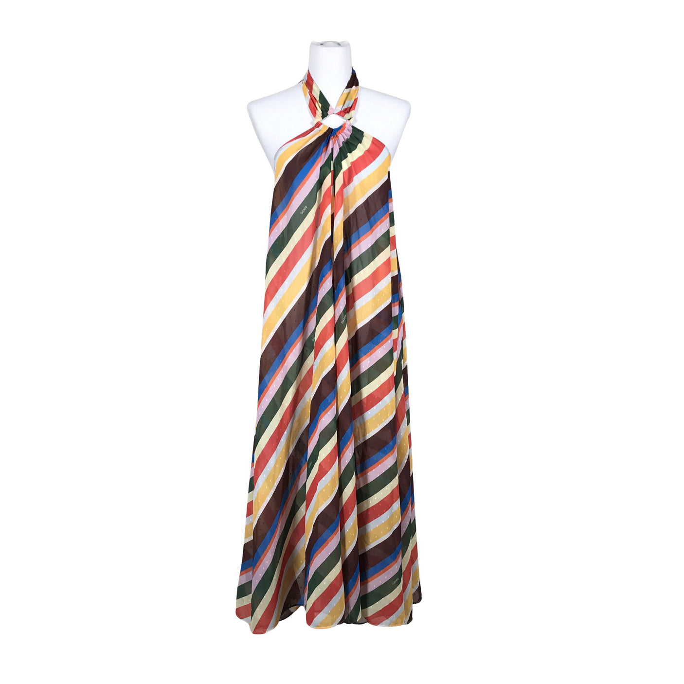 Unisex Ganni - Mitteveniv kleit, suurus 36 - Pruun (1)