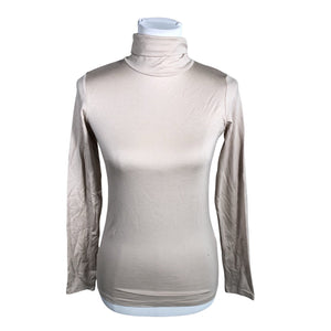 Unisex Essentials by Stockmann - Trikotaažist pluus, suurus 34 - Beige (1)