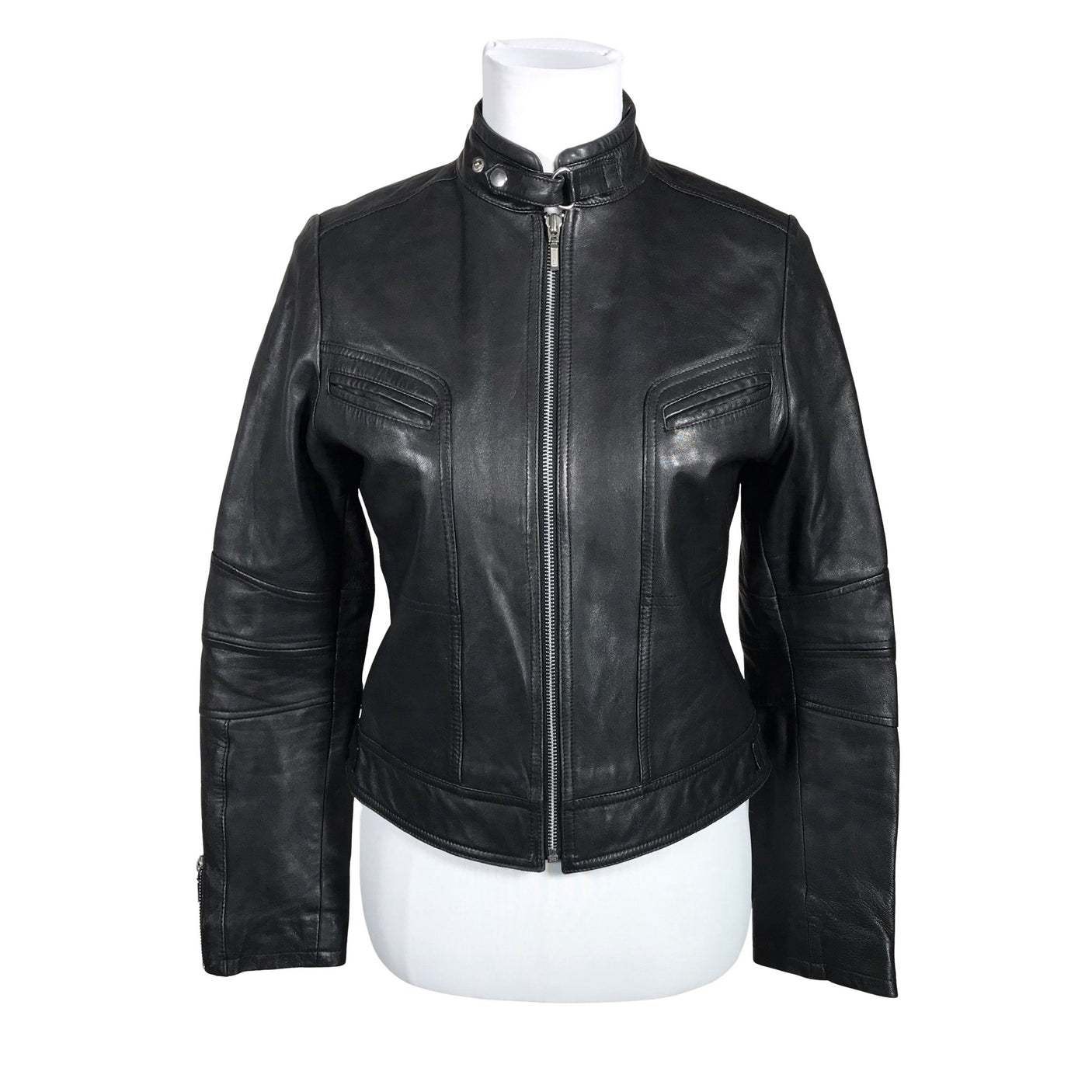 Unisex Andiata - Nahktagi, suurus 34 - Must (1)