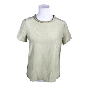 Unisex R-collection - Lühikeste käistega pluus, suurus 34 - Roheline (1)