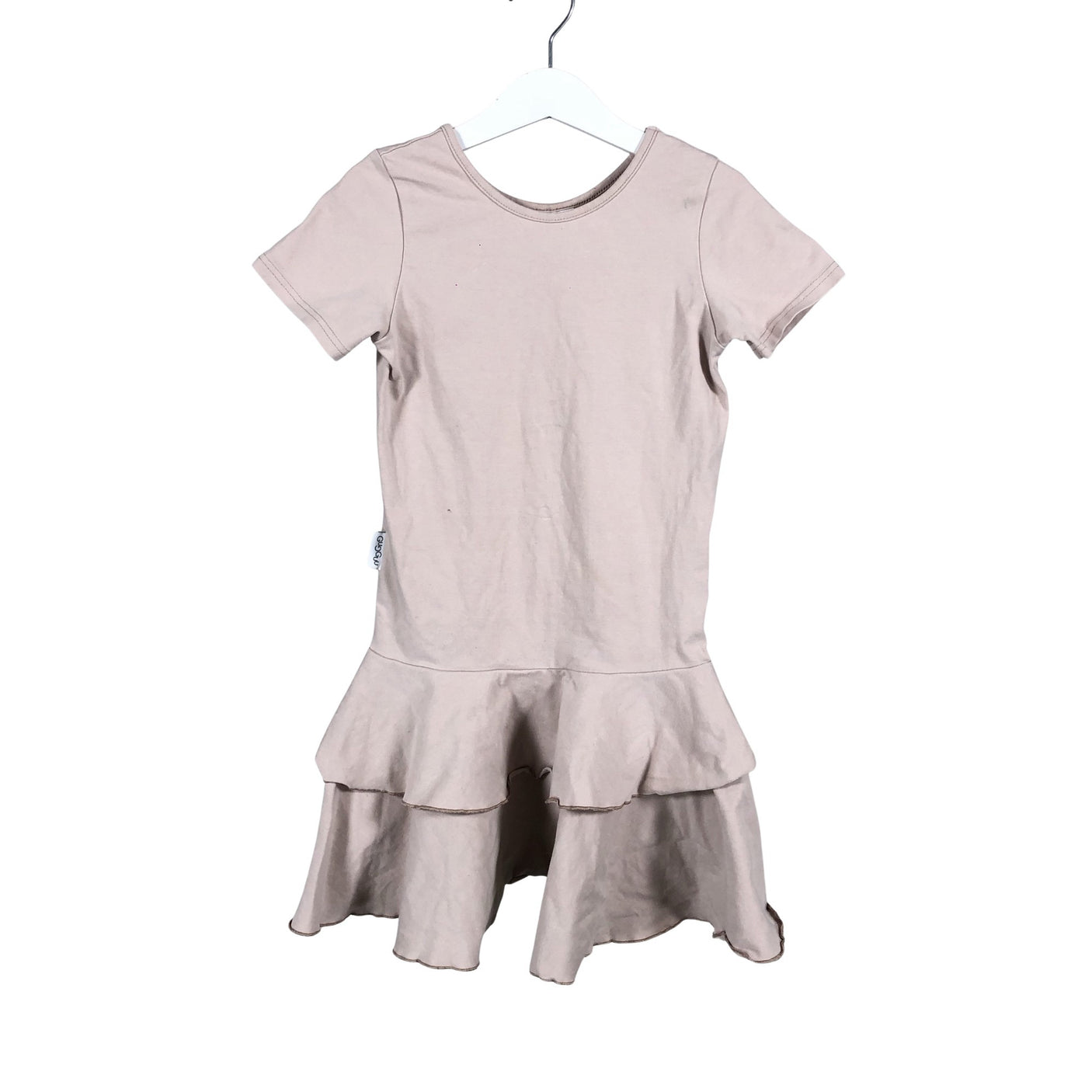 Unisex Gugguu - Trikotaažist kleit, suurus 128 - 134 - Heleroosa (1)