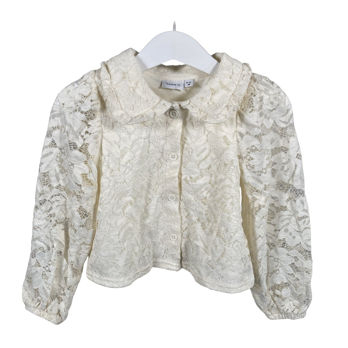 Unisex Name It - Pluus, suurus 92 - 98 - Looduslik valge (1)