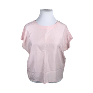 Unisex Stockmann Silk - Lühikeste käistega pluus, suurus 42 - Heleroosa (1)