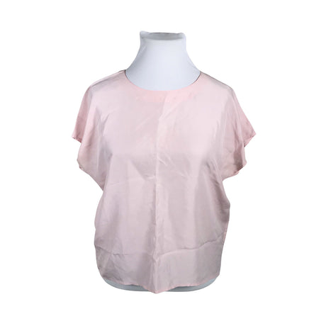 Unisex Stockmann Silk - Lühikeste käistega pluus, suurus 42 - Heleroosa ()