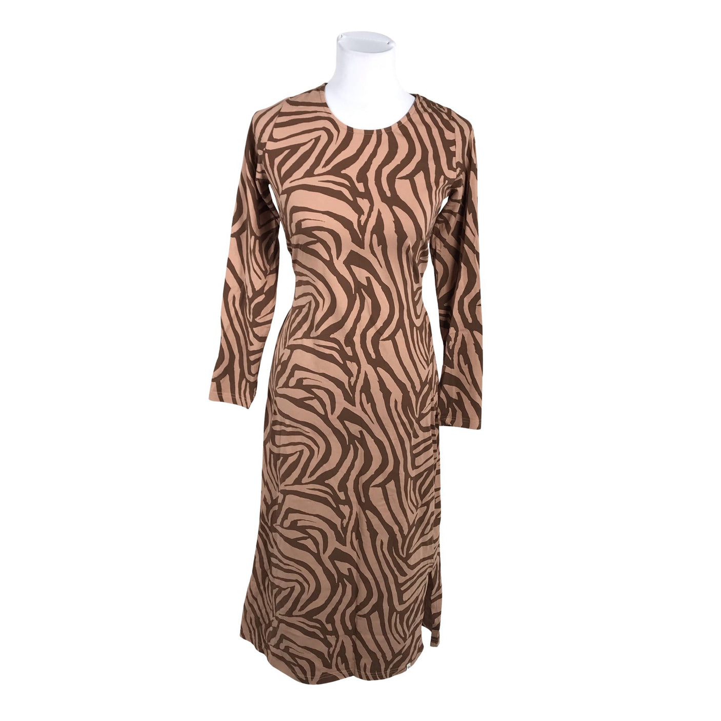 Unisex Kaiko - Trikotaažist kleit, suurus 34 - Pruun (1)