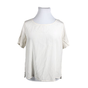 Unisex R-collection - Lühikeste käistega pluus, suurus 42 - Valge (1)