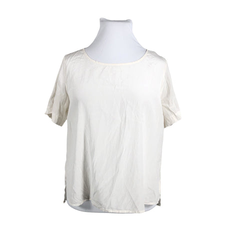 Unisex R-collection - Lühikeste käistega pluus, suurus 42 - Valge ()