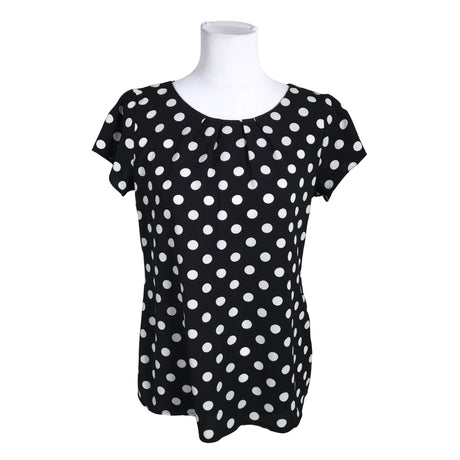 Unisex Wallis - Lühikeste käistega pluus, suurus 38 - Must ()