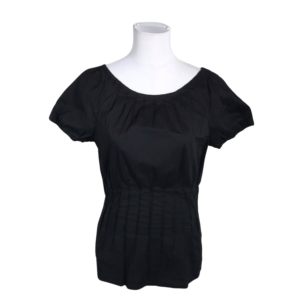 Unisex InWear - Lühikeste käistega pluus, suurus 38 - Must (1)