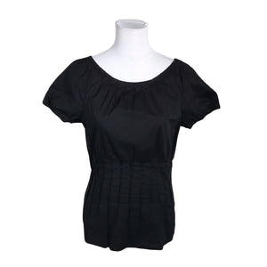 Unisex InWear - Lühikeste käistega pluus, suurus 38 - Must (1)