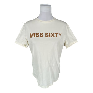 Unisex Miss Sixty - T-särk, suurus 38 - Beige (1)