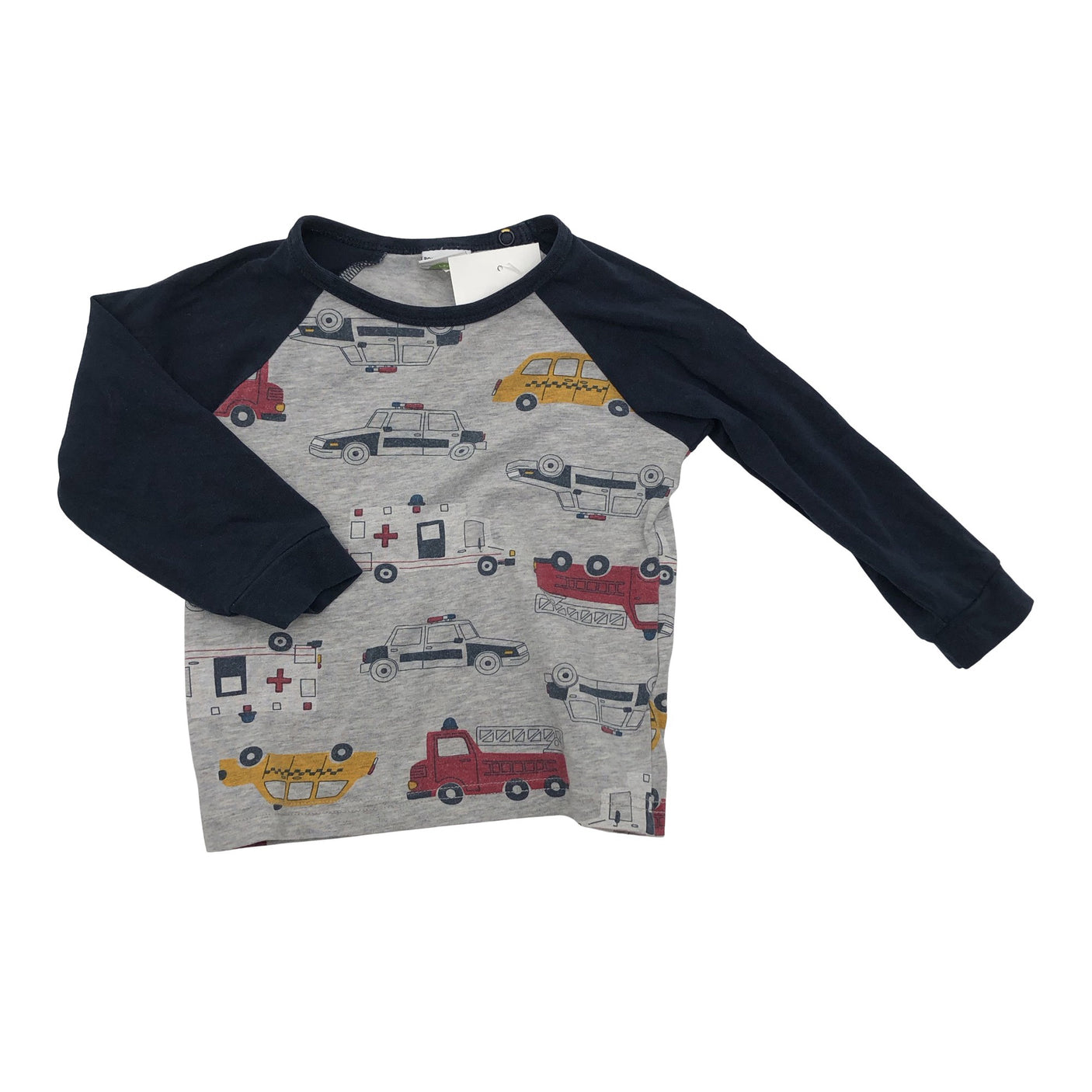 Unisex Polarn O. Pyret - Trikotaažist pluus, suurus 80 - 86 - Sinine (1)