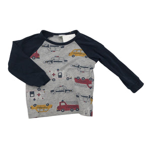 Unisex Polarn O. Pyret - Trikotaažist pluus, suurus 80 - 86 - Sinine (1)