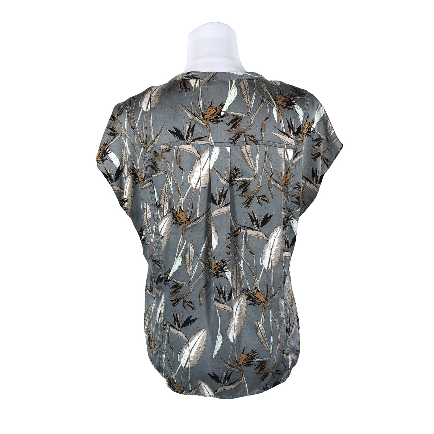 Unisex Philosophy Blues Original - Lühikeste käistega pluus, suurus 38 - Hall (2)