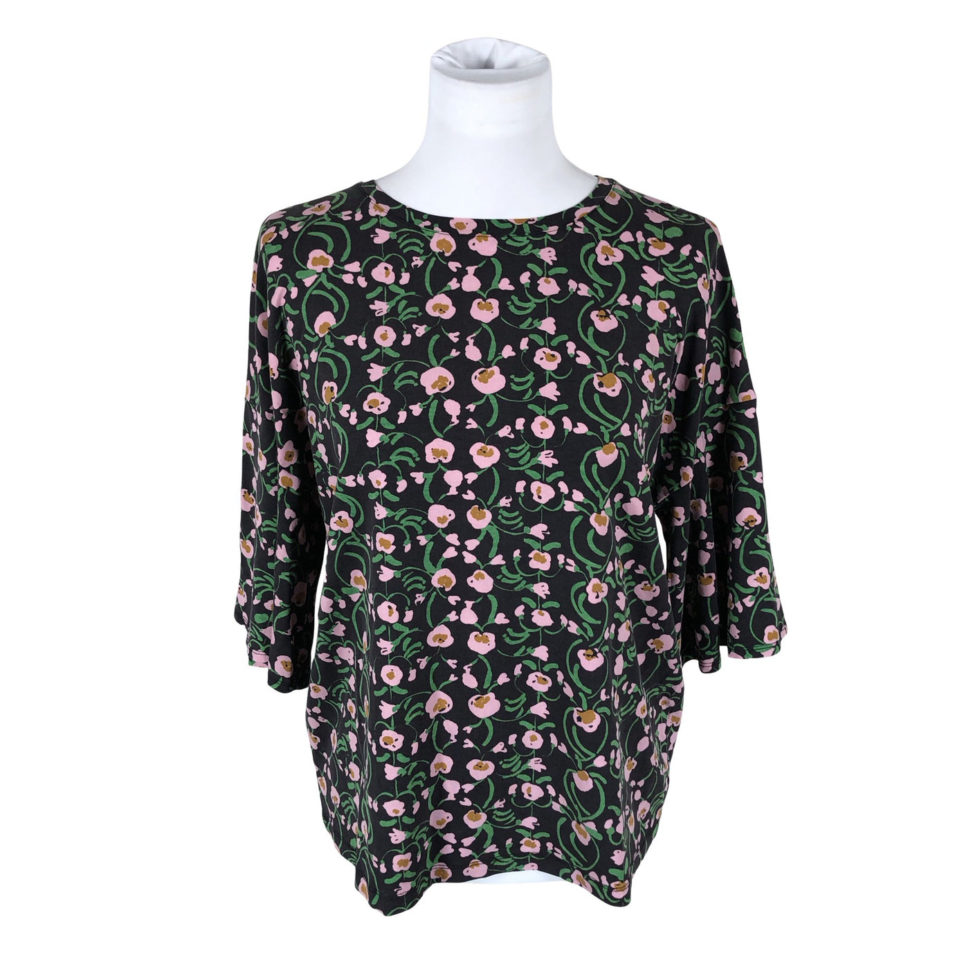 Unisex Marimekko - Trikotaažist pluus, suurus 38 - Must (1)