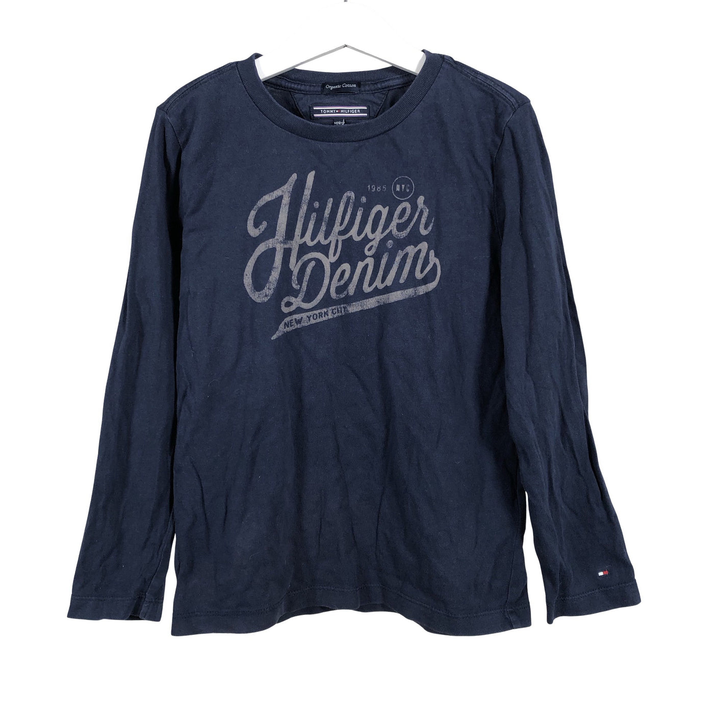 Unisex Tommy Hilfiger - Trikotaažist pluus, suurus 116 - 122 - Sinine (1)