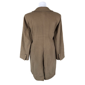 Unisex Ril's - Villane mantel, suurus 40 - Pruun (2)