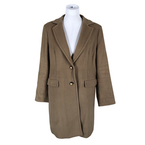 Unisex Ril's - Villane mantel, suurus 40 - Pruun (1)