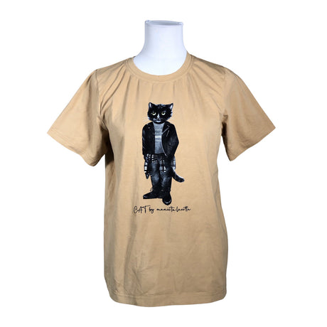 Unisex CAT By Manii'ta Lacitta - T-särk, suurus 40 - Beige ()