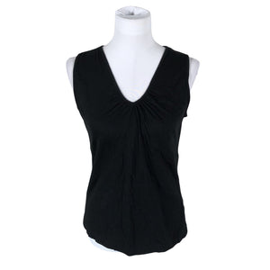 Unisex Novita - Trikotaažist topp, suurus 38 - Must (1)