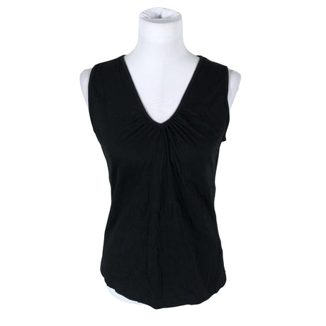 Unisex Novita - Trikotaažist topp, suurus 38 - Must ()