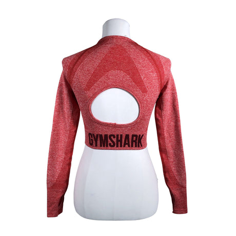 Unisex Gymshark - Spordisärk, pikad käised, suurus 34 - Punane (2)