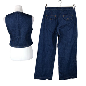 Unisex L.K.Bennett - Teksasärk, suurus 38 - Sinine (2)