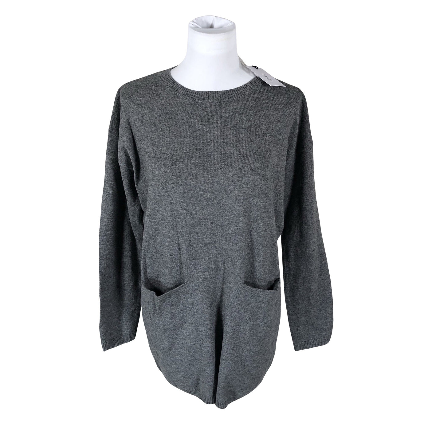 Unisex Nanso - Kootud tuunika, suurus 32 - Hall (1)