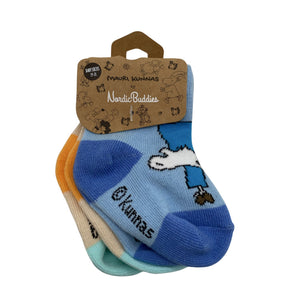Unisex Nordic Buddies - Sokid, suurus 19 - Sinine (1)