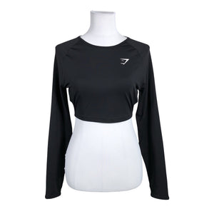 Unisex Gymshark - Spordisärk, pikad käised, suurus 36 - Must (1)