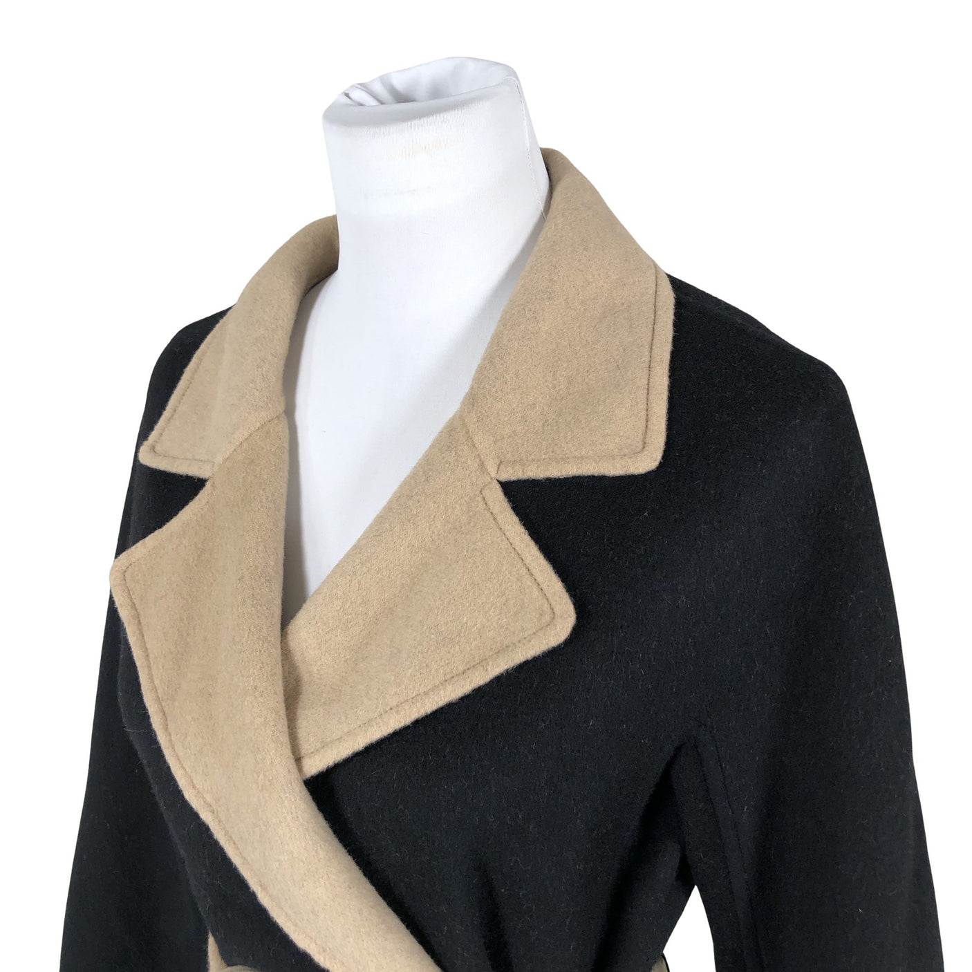 Unisex Max&Co - Villane mantel, suurus 38 - Must (3)