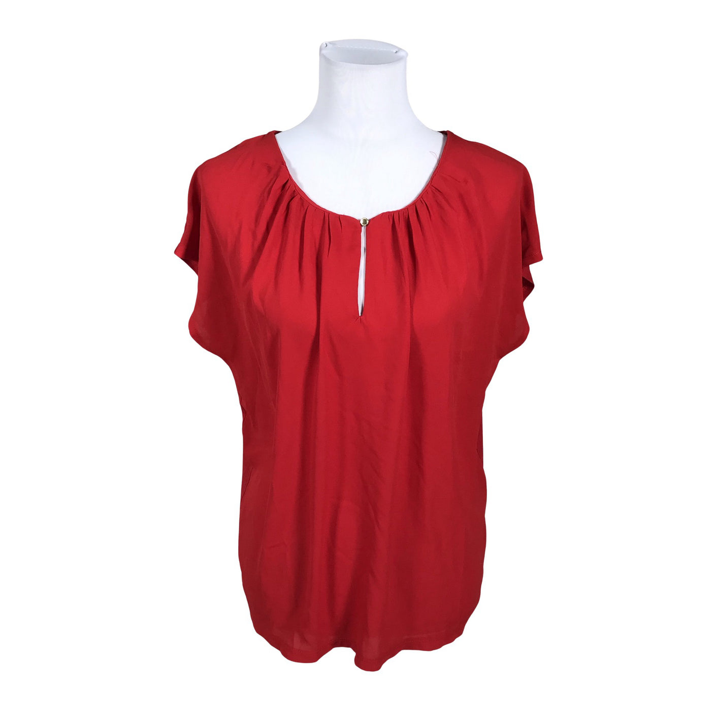 Unisex Holly & Whyte by Lindex - Lühikeste käistega pluus, suurus 40 - Punane (1)
