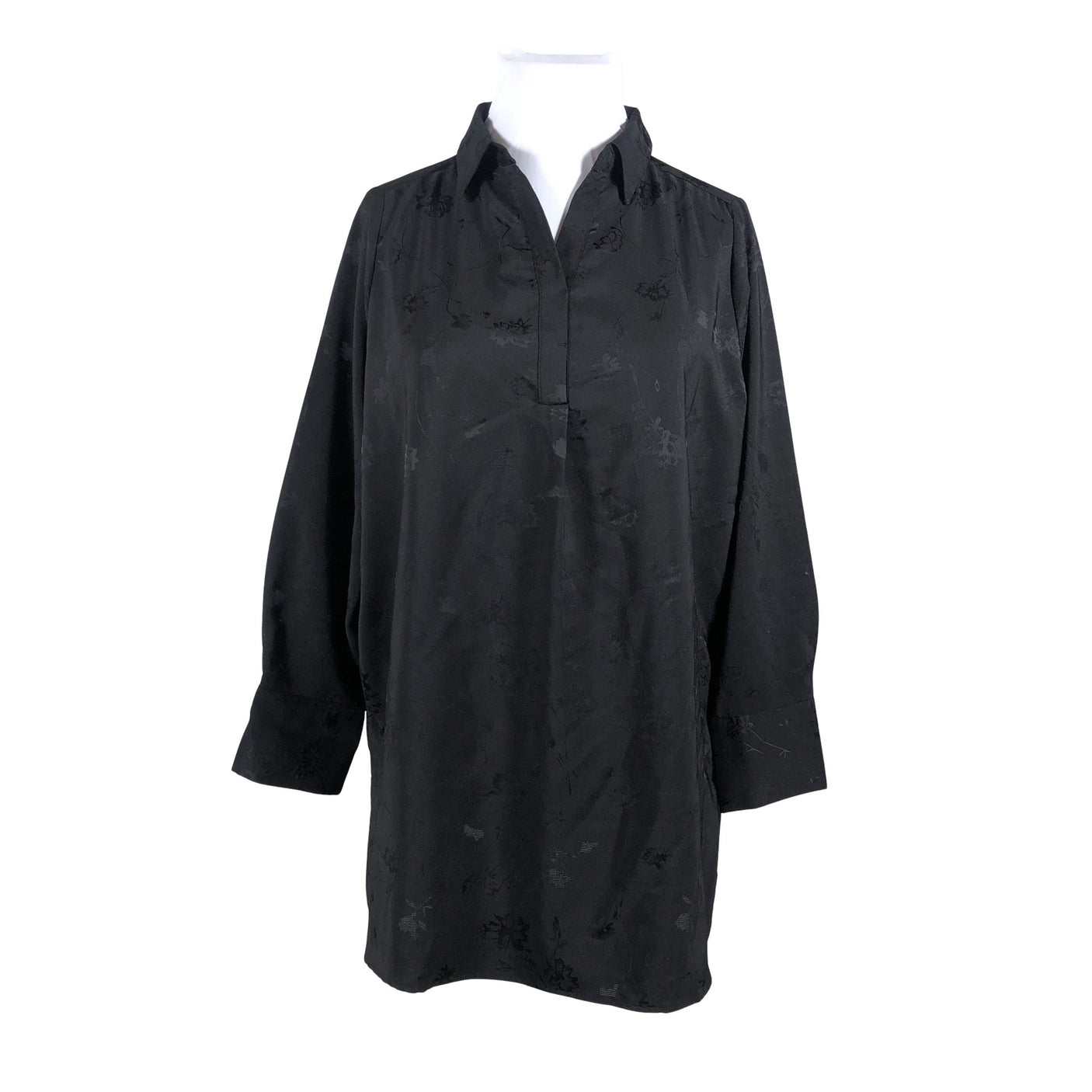 Unisex Ulla Popken - Mitteveniv tuunika, suurus 46 - Must (1)