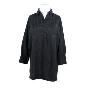 Unisex Ulla Popken - Mitteveniv tuunika, suurus 46 - Must (1)