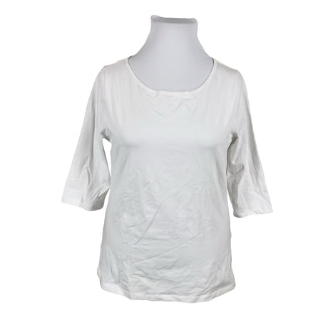 Unisex Global - Trikotaažist pluus, suurus 42 - Valge ()