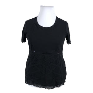 Unisex Gerry Weber - Lühikeste käistega pluus, suurus 42 - Must (1)