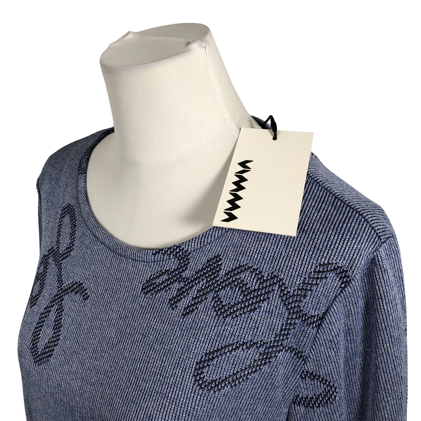 Unisex Vimma - Trikotaažist kleit, suurus 38 - Sinine (2)