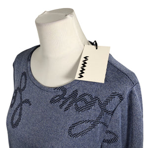 Unisex Vimma - Trikotaažist kleit, suurus 38 - Sinine (2)