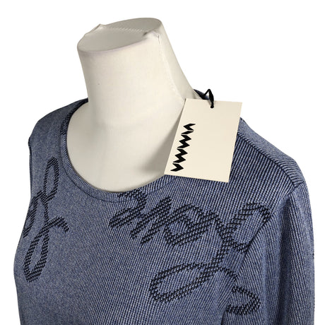 Unisex Vimma - Trikotaažist kleit, suurus 38 - Sinine (2)