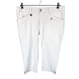 Unisex Röhnisch - Mittevenivad poolpikad püksid, suurus 48 - Valge ()